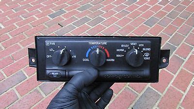 Cool M Buick Century Regal Oem Temp Ac Heat Climate Control