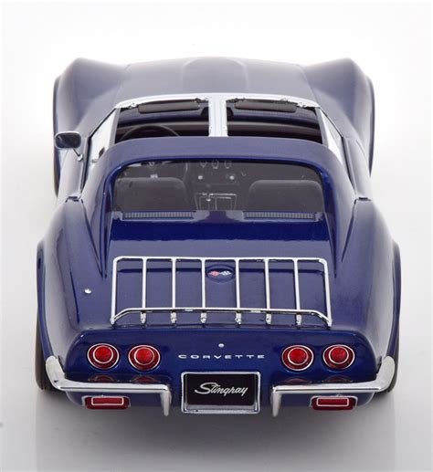 Modellauto Chevrolet Corvette C3 1972 Blaumetallic KK Scale 1 18