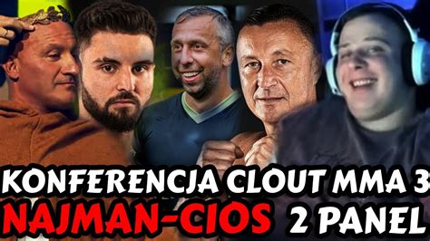 NITRO OGLĄDA KONFERENCJE CLOUT MMA 3 PANEL 2 NAJMAN VS CIOS