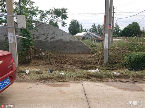 上游泄洪寿光遭殃，图看灾后村庄，道路一片泥泞 搜狐大视野 搜狐新闻