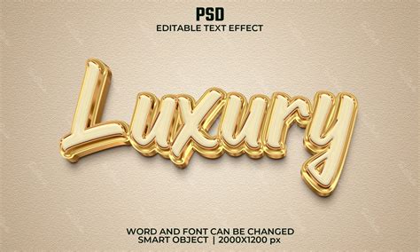 Luxury Text Effect | Photoshop PREMIUM PSD File