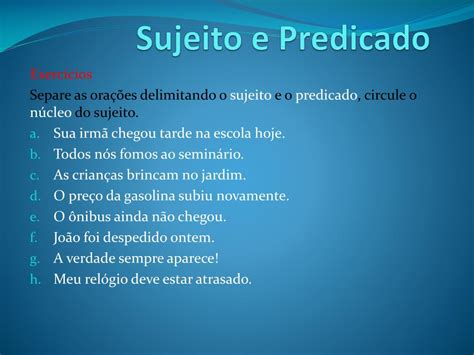 Atividades Sujeito E Predicado Com Imagens Sujeito E Predicado Images