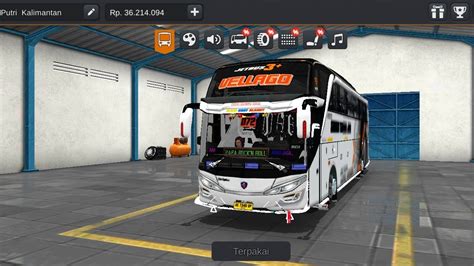 BUSSID SKINS LIVERY SUDIRO TUNGGA JAYA STJ 072 VELLAGO YouTube