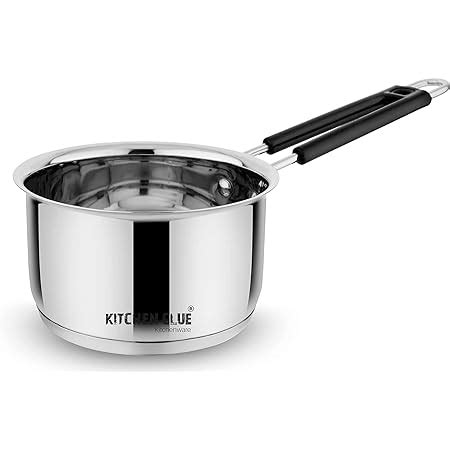 Buy KITCHEN CLUE TRI PLY Stainless Steel Saucepan Tea Pan For Kitchen