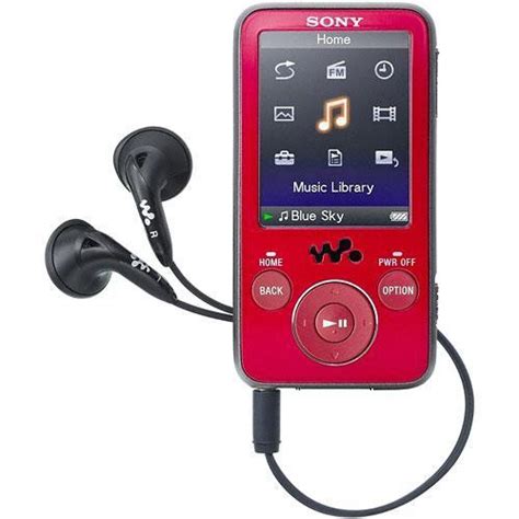 Sony Nwz E Fred Gb Walkman Video Mp Player Red