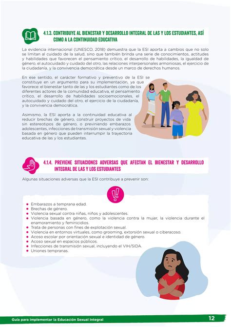 Guía Para Implementar La Educación Sexual Integral Recurso Educativo Dirigido A Docentes De