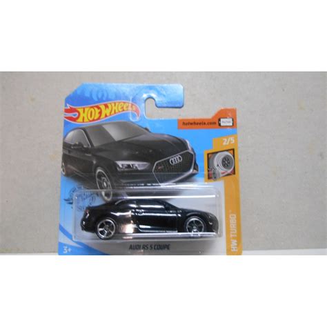 AUDI RS COUPE BLACK TURBO HOT WHEELS BCN STOCK CARS