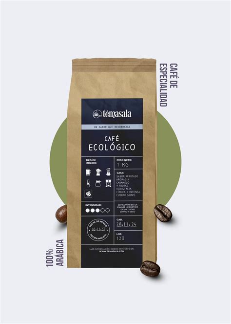 Café Ecológico 100 Arábica Molido Premium Té Masala