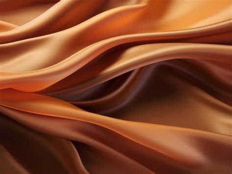 Premium Photo An Image Of A Beautiful Orange Silk Fabric