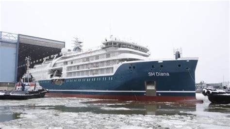 No 2054 SH Diana Floated Out 4 Feb 2023 The World S Passenger Ships