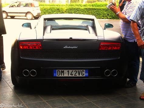 Matte Black Lamborghini Gallardo Lp560 4 A Stunning Lambor Flickr