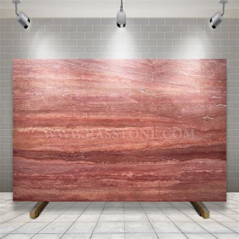 Iran Red Travertine Rasstone