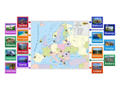 Mapa Polityczna Europy Labelled Diagram