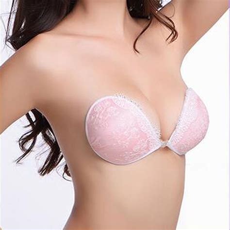 Super Push Up Silicone Bralette Backless Invisible Bras For Women