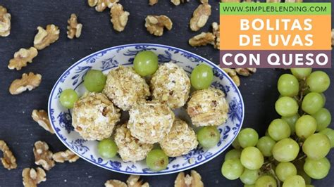 Receta De Uvas Con Queso Crema Y Nuez