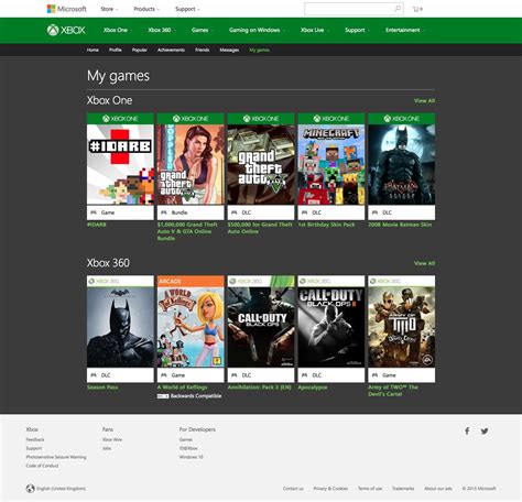 Agora você pode conferir sua biblioteca de jogos no site do Xbox Xbox