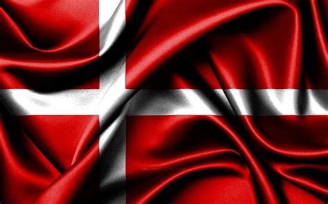 Danish Flag 4K European Countries Fabric Flags Day Of Denmark Flag