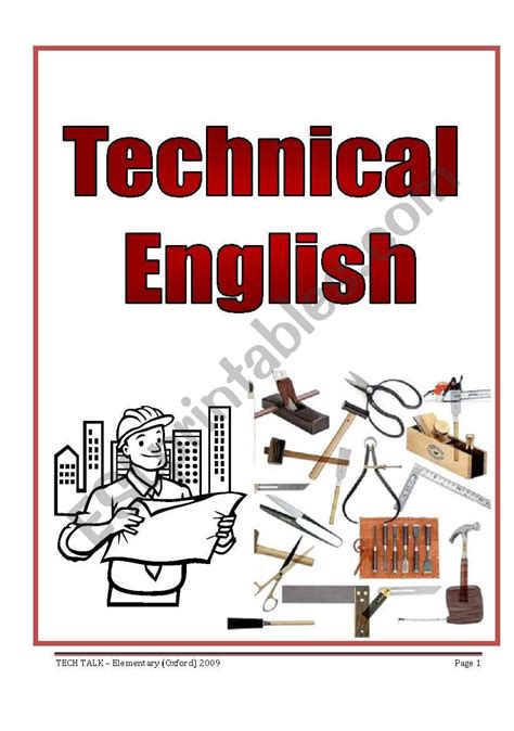 Technical English Pages Esl Worksheet By Paola