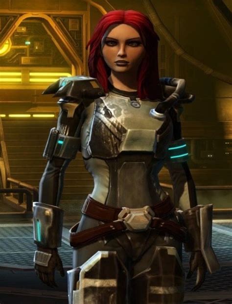 Star Wars The Old Republic Female Bounty Hunter Star Wars Bounty