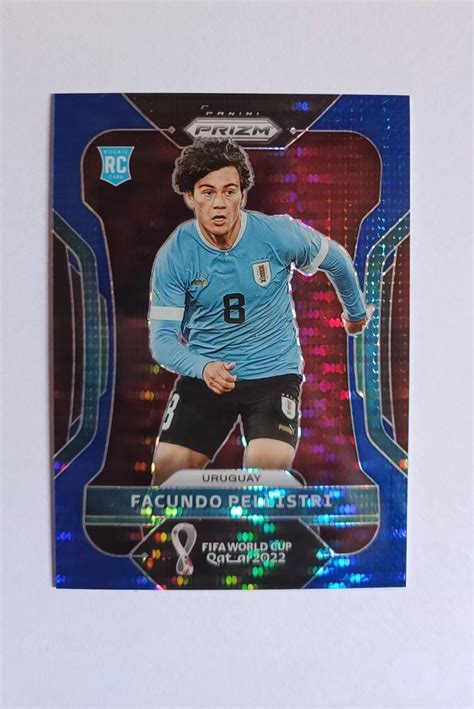 2022 Panini World Cup Prizm Facundo Pellistri RC 世界杯 新秀 乌拉圭 佩利斯特里 蓝脉冲折