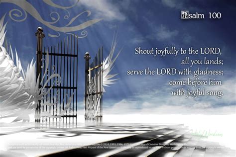 Psalm 100 Shout Joyfully To The LORD HolyWord