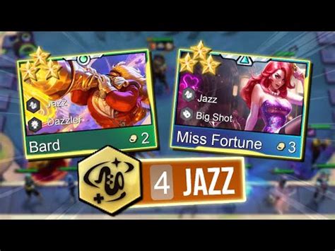 JAZZ Meta Is NOT FAIR 3 STAR BARD And MISS FORTUNE Teamfight