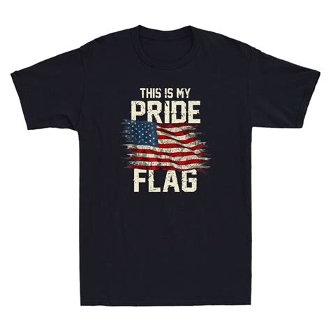 This Is My Pride Flag Usa American 4th Of July Patriotic Vintage Mens