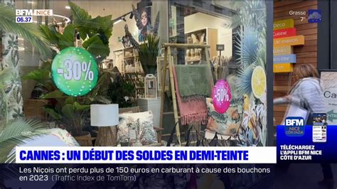 Cannes démarrage en demi teinte pour les soldes d hiver