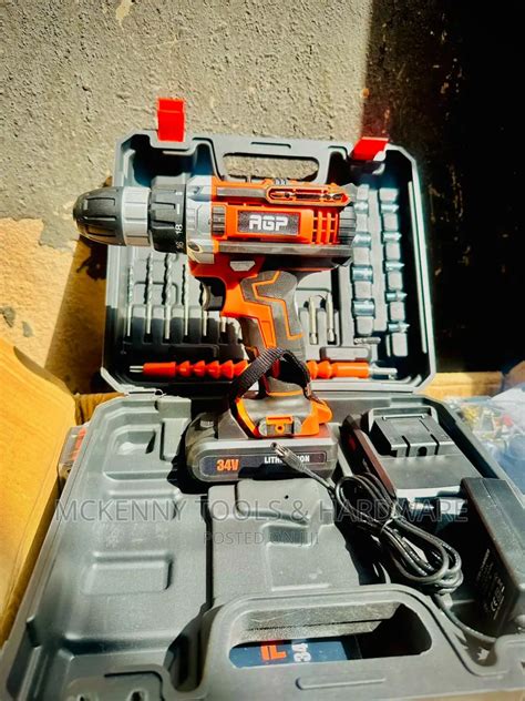 Agp Ion Battery Machine Power Drills Cordless Drill Set V In Lagos