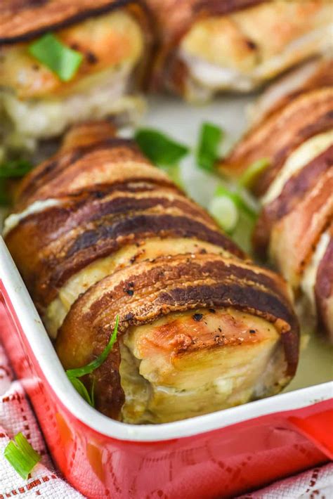 Bacon Wrapped Stuffed Chicken Recipe Chisel And Fork