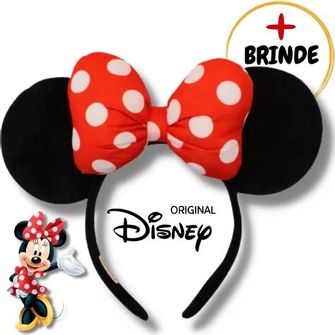 Tiara Minnie Mickey Arquinho Arco Orelhinha Festa Disney Parcelamento