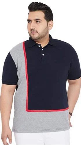 Plain Cotton Casual Wear Polo Neck Men T Shirt At Rs 325 Piece In New