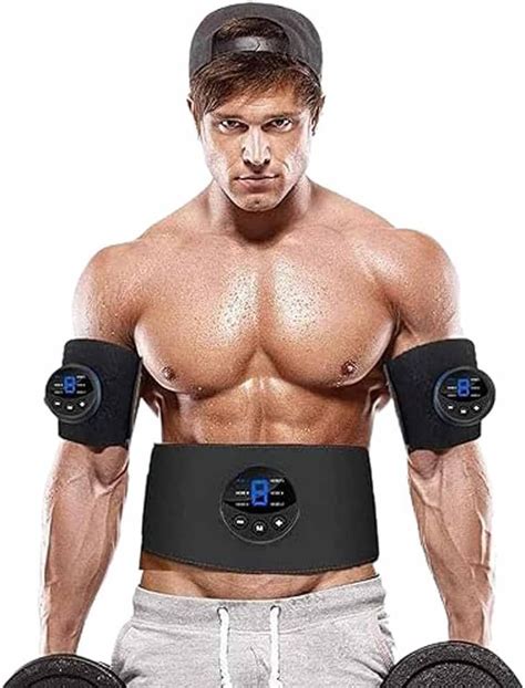 Electroestimulador Muscular Abdominales Estimulador Eléctrico Cinturón