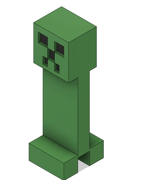 Free Stl File Minecraft Creeper・3d Printer Model To Download・cults