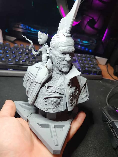 Yondu Udonta Bust 3d Printing Model Stl