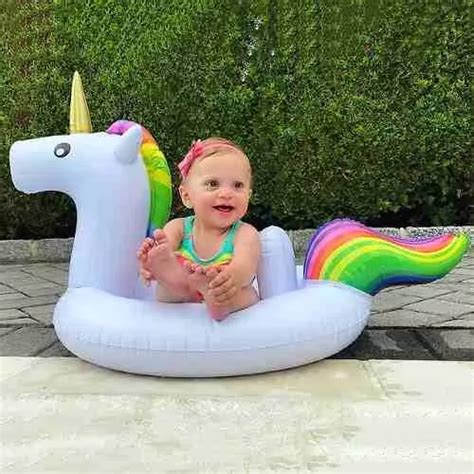 Flotador Gigante Unicornio Bebes Pool Party Piscina Cuotas sin interés