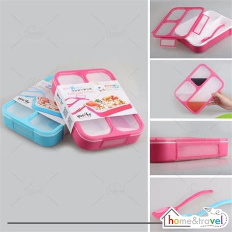 Jual Hovelshop Kotak Makan Sekat Yooyee Besar Lunch Box Anti