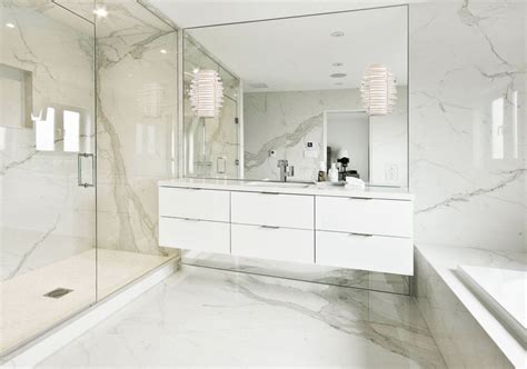 What Are Large Porcelain Slabs Sebring Design Build Modern White