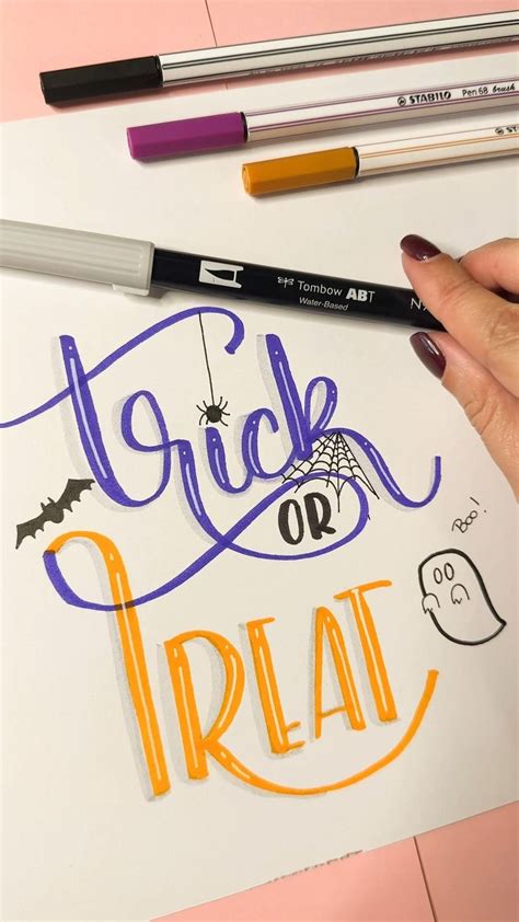 Spooky Lettering Design Video In Hand Lettering Tutorial