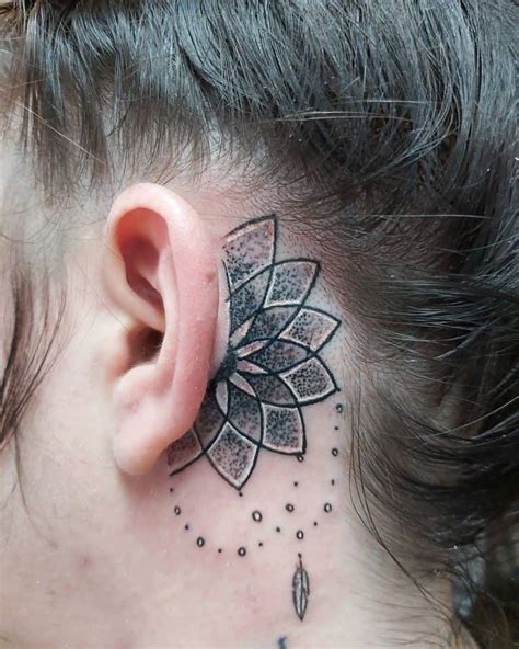 24 Amazing Behind The Ear Tattoo Design Ideas And What They Mean