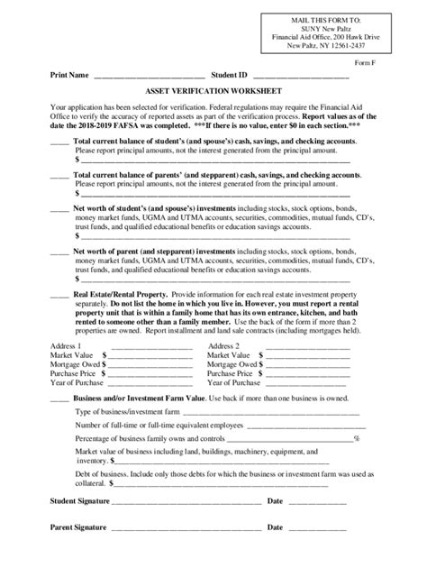 Fillable Online Fillable Online Newpaltz Mail This Form To Suny New