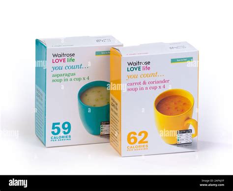 Waitrose instant soup Stock Photo - Alamy