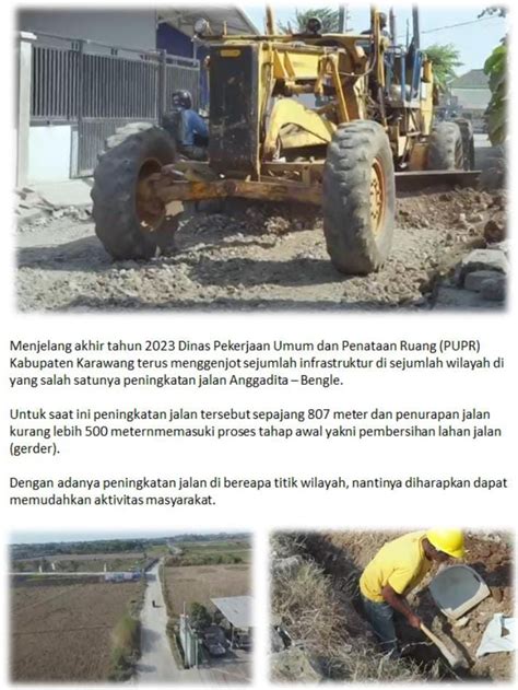 Dinas Pupr Karawang Bangun Akses Anggadita Bengle Karawangpos