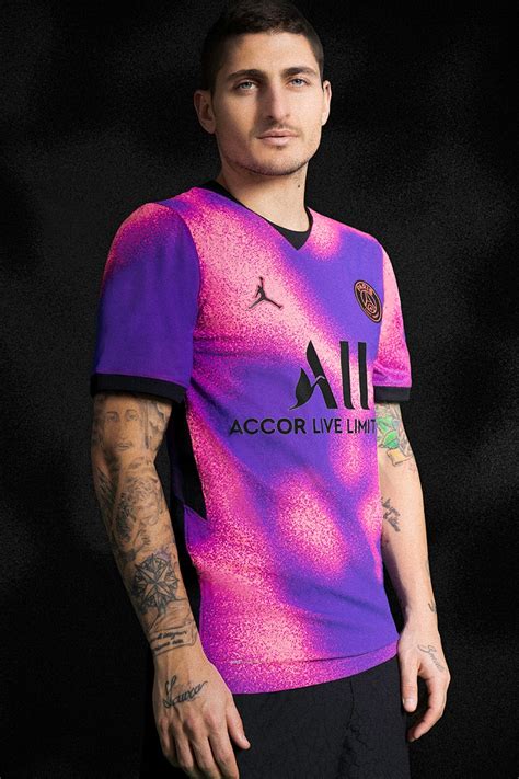 Psg Jersey Pink Purple Fotomuslik