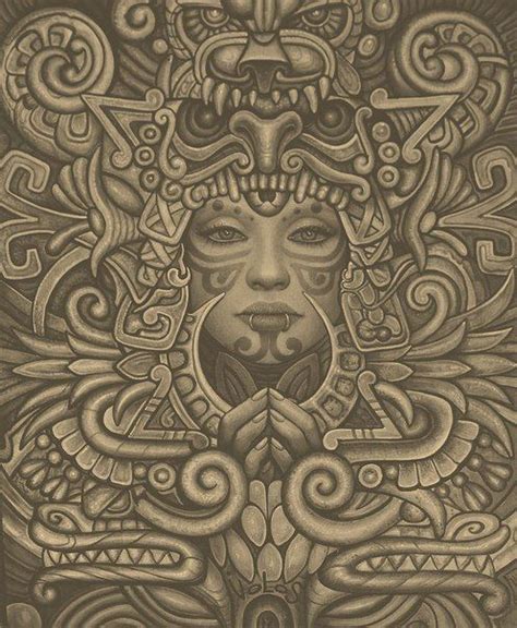 Chicano Kunst Chicano Drawings Chicano Art Tattoos Aztec Artwork