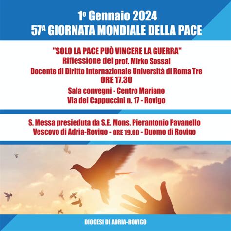 Gennaio Giornata Mondiale Della Pace Diocesi Di Adria