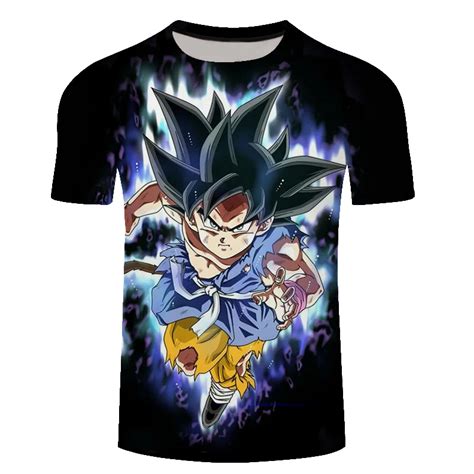 New Dragon Ball T Shirt Men Summer Super Son Goku Fitness Cosplay 3d T