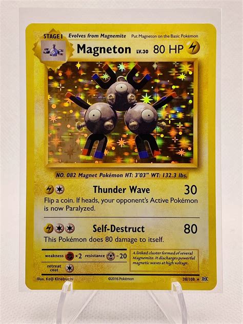 Pokemon Karte Magneton 38 108 Evolution Holo English TCG NM EBay