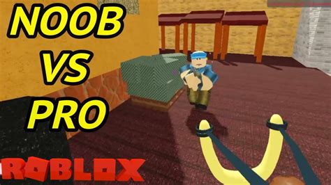 Noob Vs Pro Roblox Arsenal Gameplay Youtube