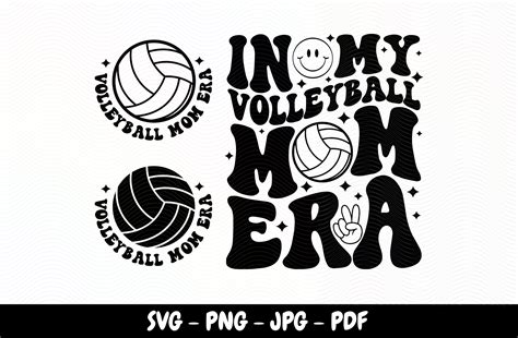 In My Volleyball Mom Era Svg Volleyball Mom Svg Volleyball Mama In My Volleyball Mom Png